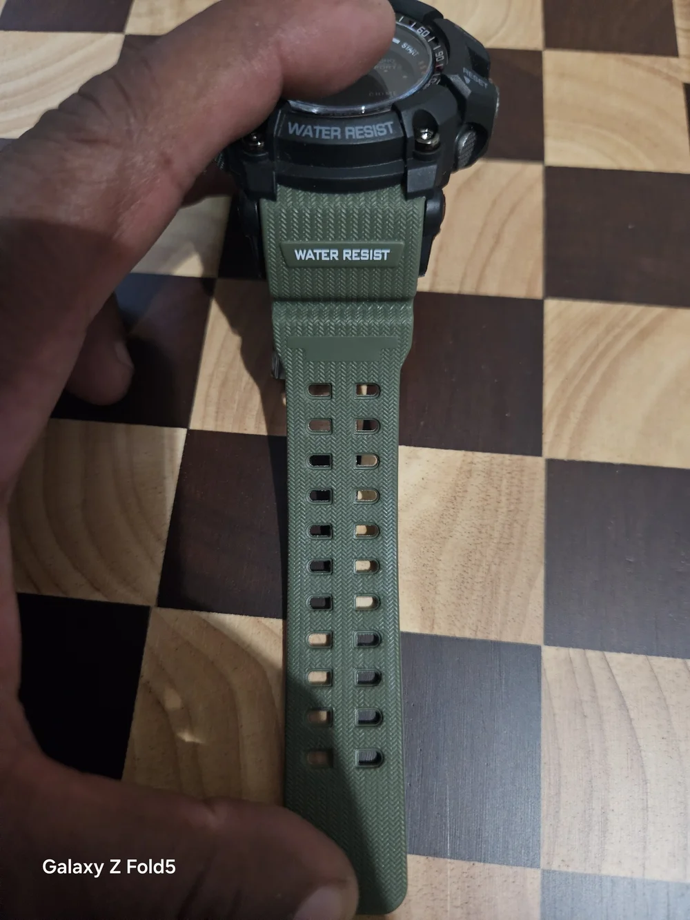 Activa Olive Green Digital Sport Watch with Black Bezel